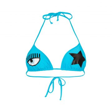 Triangle swim top blue xs 5706