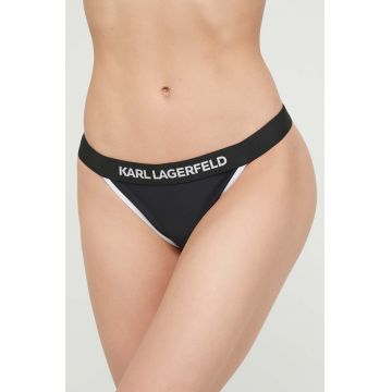 Karl Lagerfeld chiloti de baie culoarea negru