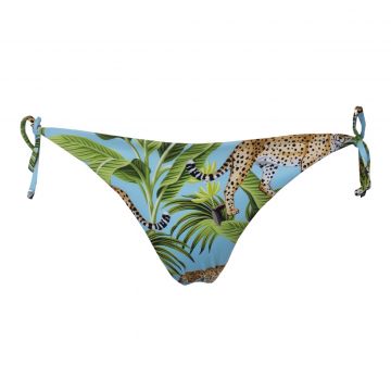 Virgo string slip bottom wild leopard l