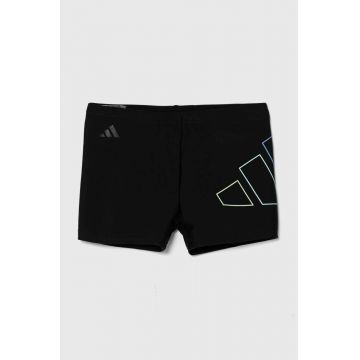 adidas Performance costum de baie copii BB BOXER culoarea negru, IU1897