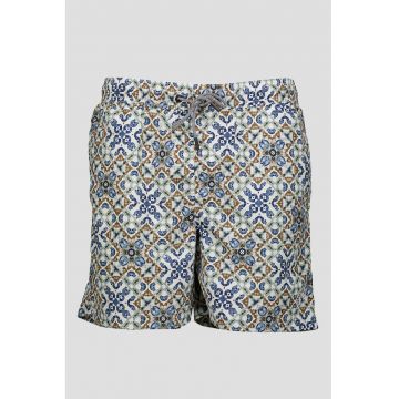 Pantaloni scurti de baie cu model grafic Fiji