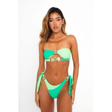 Sutien de baie bandeau cu strasuri