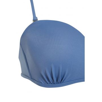 Sutien bandeau de baie cu bretele detasabile