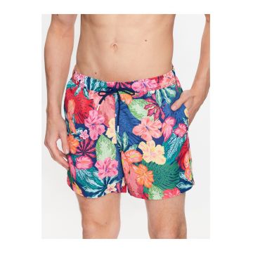 Pantaloni scurti de baie barbati - Poliester - Multicolor