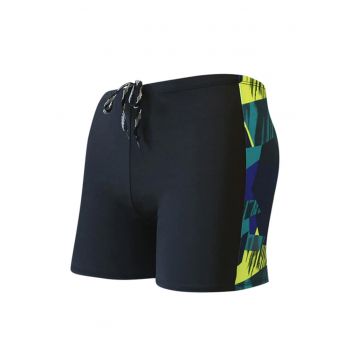 Pantaloni scurti de baie tip boxeri - barbati - imprimeu abstract - uscare rapida - EFAYN