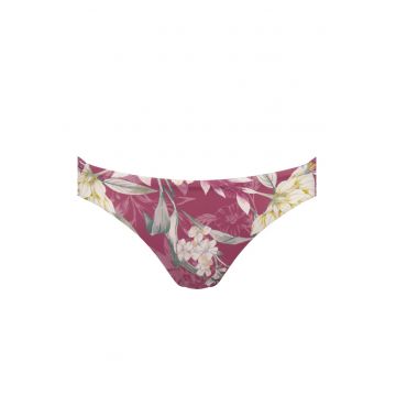 Slip de baie mini dama - Botanical Leaf - roz