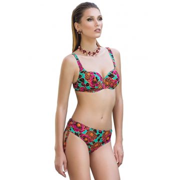 Sutien de baie clasic cu sarma SD12 - imprimat - cupa