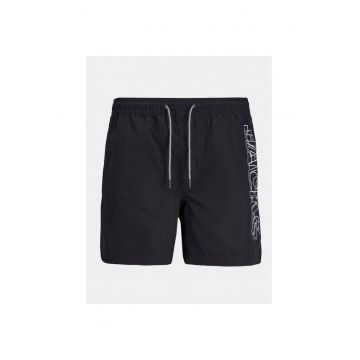 Short de baie copii - 21592 - Poliester - Negru