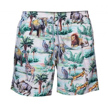 Gustavia swim shorts wild life l