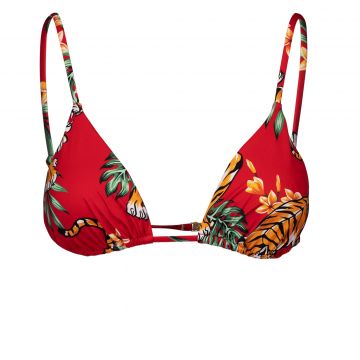 Janet swim top tropical tiger m