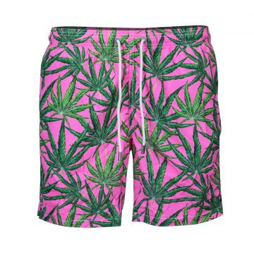 Lighting swim shorts hemp plant s