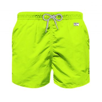 Man fluo yellow swim shorts l