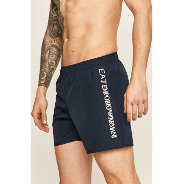 EA7 Emporio Armani Pantaloni scurți de baie culoarea albastru marin