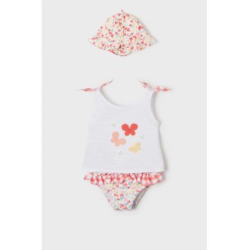 Mayoral Newborn costum de baie copii culoarea roz