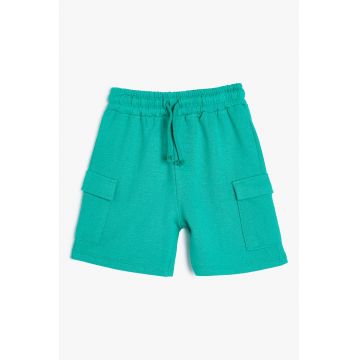 Pantaloni scurti cargo de bumbac