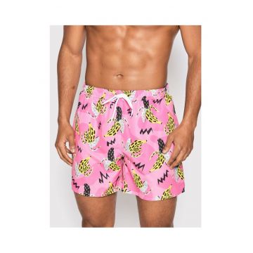 Short de baie barbati - 13674 - Poliester - Roz