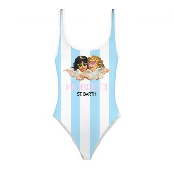 Suit althea string angels stripes pop l -fiorucci special edition