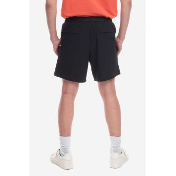 Lacoste pantaloni scurți de baie culoarea negru