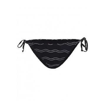 Slip de baie Innisfil Ties-Side Bottoms - Negru