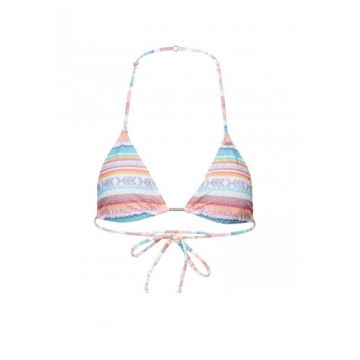 Sutien de baie Innisfil Top Alb/Multicolor