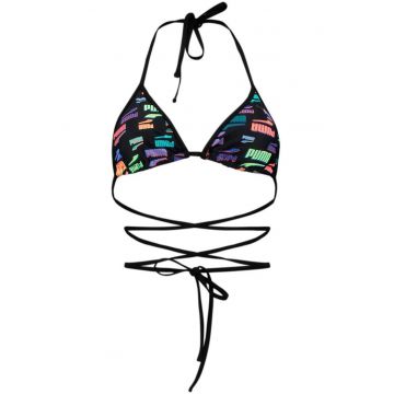 Top baie femei Swim Women Wrap Triangle 1p 29917 - Negru