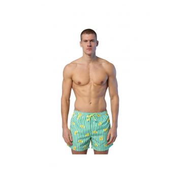 Costum de baie barbati poliester reciclat - verde Costum de baie barbati poliester reciclat - verde