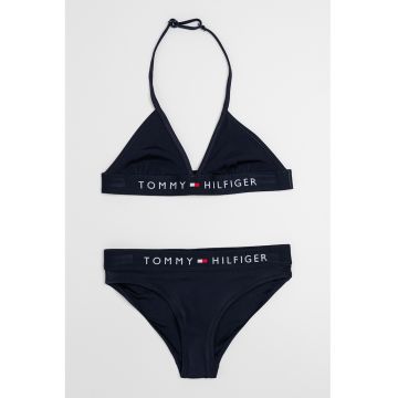 Costum de baie cu doua piese si imprimeu logo Costum de baie cu doua piese si imprimeu logo