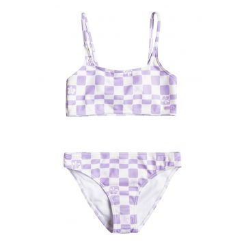 Costum de baie cu model in carouri Magical Waves - 2 piese Costum de baie cu model in carouri Magical Waves - 2 piese