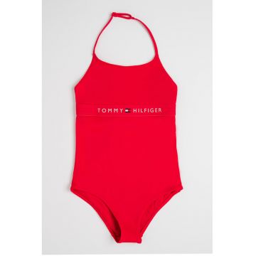 Costum de baie intreg cu logo brodat Costum de baie intreg cu logo brodat