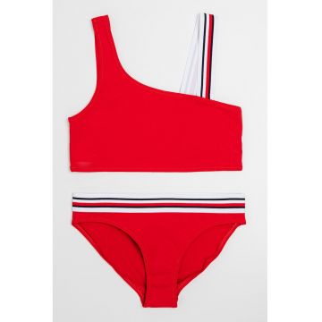 Costum de baie uni cu doua piese Costum de baie uni cu doua piese