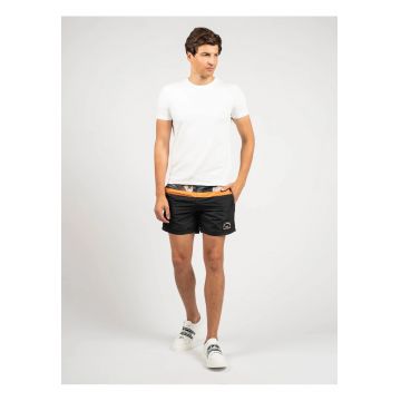 Pantaloni scurti de baie cu design colorblock - Pantaloni scurti de baie cu design colorblock -