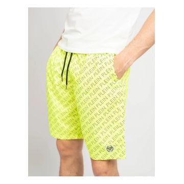 Pantaloni scurti de baie cu imprimeu logo - Pantaloni scurti de baie cu imprimeu logo -