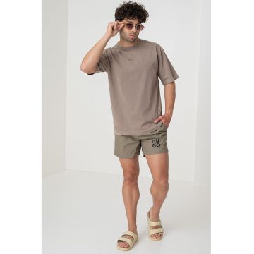 Pantaloni scurti de baie cu imprimeu logo Paol Pantaloni scurti de baie cu imprimeu logo Paol