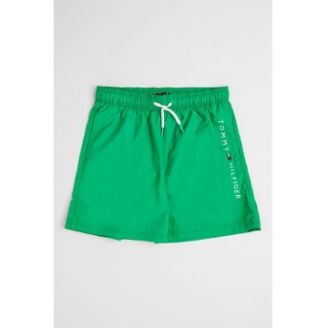 Pantaloni scurti de baie cu snur si logo Pantaloni scurti de baie cu snur si logo