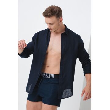 Pantaloni scurti de baie cu banda logo Pantaloni scurti de baie cu banda logo