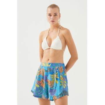 Pantaloni scurti de plaja relaxed-fit cu model Pantaloni scurti de plaja relaxed-fit cu model