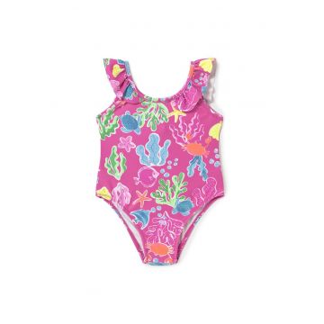 Costum de baie fete 1742 48 - Poliester - 4 ani - Roz Costum de baie fete 1742 48 - Poliester - 4 ani - Roz