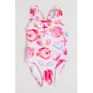 Costum de baie intreg cu volane Costum de baie intreg cu volane