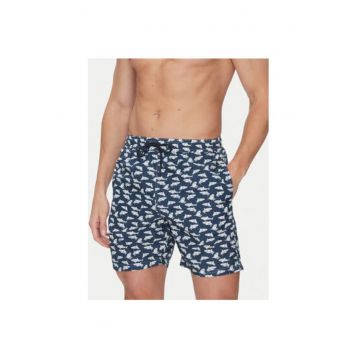 Pantaloni scurti de baie barbati 25415026 - Poliester - Bleumarin Pantaloni scurti de baie barbati 25415026 - Poliester - Bleumarin