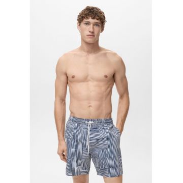 Pantaloni scurti de baie cu dungi Pantaloni scurti de baie cu dungi