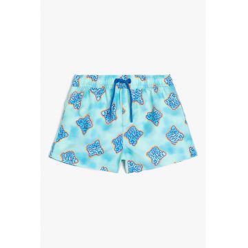 Pantaloni scurti de baie cu model Pantaloni scurti de baie cu model