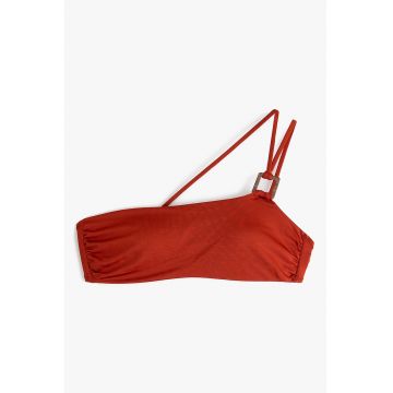 Sutien bralette de baie cu decolteu pe un umar Sutien bralette de baie cu decolteu pe un umar