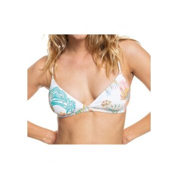 Sutien cu cupe triunghiulare cu model tropical - Sutien cu cupe triunghiulare cu model tropical -