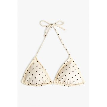 Sutien triunghiular de baie cu buline Sutien triunghiular de baie cu buline