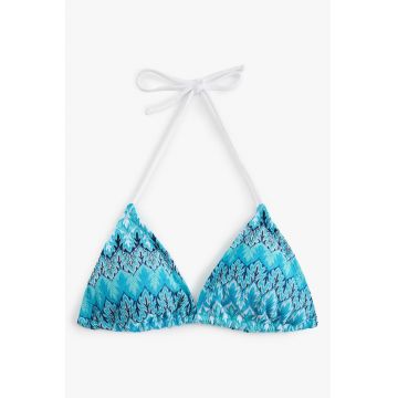 Sutien triunghiular de baie cu model Sutien triunghiular de baie cu model